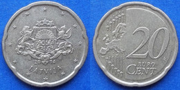 LATVIA - 20 Euro Cents 2014 KM# 154 - Edelweiss Coins - Letonia