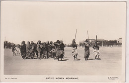 SUDAN - Native Women Mourning  RPPC - Sudan