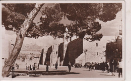 ISRAEL - Nativity Square BETHLEHEM - RPPC -  Good Stamp And Postmark 1962 Jerusalem - Israele