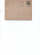 LETTRE ENTIER POSTAL 130-CP1 -OBLITEREE CAD  CONGRES DE LA PAIX -12-7-1919- ST GERMAIN EN LAYE - Enveloppes Repiquages (avant 1995)