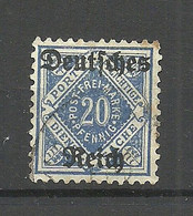 Deutsches Reich 1920 Dienstmarke Michel 55 O - Oficial
