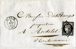 CERES N° 3a : " SAINT-BLIN Pour ANDELOT " (5 Mai 1849)  SUPERBE ! - 1849-1876: Classic Period