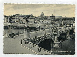 AK 073897 ITALY - Roma - Ponte Vittorio Emanuele II - Brücken