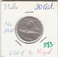 CR1183 MONEDA ITALIA 20 CENT 1910 6 - Other & Unclassified