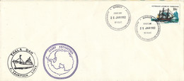 AAT Australian Antarctic Territory FDC Casey 25-1-1982 Thala Dan J. Lauritzen Lines - FDC