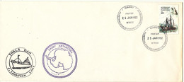 AAT Australian Antarctic Territory FDC Casey 25-1-1982 Thala Dan J. Lauritzen Lines - FDC