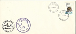 AAT Australian Antarctic Territory Cover Casey 27-1-1982 Thala Dan J. Lauritzen Lines - Cartas