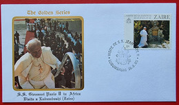 ZAIRE LUBUMBASHI 1985 VISITE POPE JOHN PAUL II VISITE DE S.S. JEAN PAUL II - 1980-1989