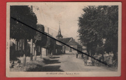 CPA -  Le Déluge -  (Oise)  -  Eglise Et Mairie - Autres Communes