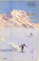 CPA - Carlo PELLEGRINI - Cortina D'Ampezzo, Belluno - Sport Invernali, Winter Sports - Sci, Skiing, Ski - VG - P019 - Andere & Zonder Classificatie