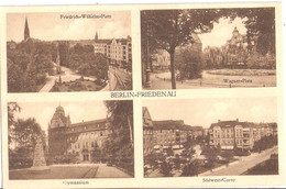 Berlin FRIEDENAU Tempelhof Gymnasium Südwest Corso Friedrich Wilhelm + Wagner Platz Gelaufen 30.4.1923 TOP-Erhaltung - Schoeneberg