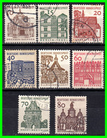 ALEMANIA - (GERMANY) – ( BERLIN - SERIE DE 8 SELLOS AÑO 1964 DIFICIOS DEL SIGLO XII “.-) - Gebraucht