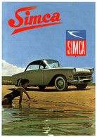 SIMCA   VOITURE Automobile Française N° 27  éditions Centenaire .  (Recto-verso) - Turismo