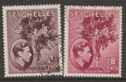 Seychelles   1938   SG 135,39      Fine Used - Seychelles (1976-...)