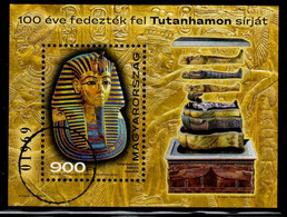 HUNGARY - 2022. SPECIMEN S/S - 100th Anniversary Of The Discovering Of Tomb Of Tutankhamun / Funerary Mask  MNH!!! - Probe- Und Nachdrucke