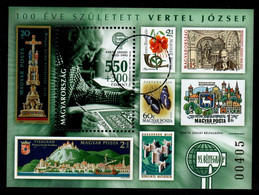 HUNGARY - 2022. SPECIMEN S/S -  95th Stamp Day / Birth Centenary Of The Stamp Designer József Vertel MNH!!! - Proeven & Herdrukken