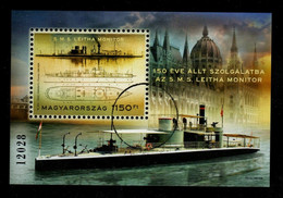 HUNGARY - 2022. SPECIMEN S/S - 150th Anniversary Of The SMS LEITHA Monitor / Oldest  Austro-Hungarian Warship MNH!! - Ensayos & Reimpresiones