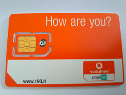 ITALIA  / GSM SIM CARD / VODAFONE / OMNITEL  SIM ACTIVA      MINT    ** 10610** - Pubbliche Ordinarie