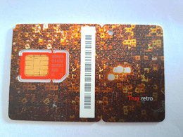 THAILAND  GSM SIM CARD /  TRUE MOVE / TRUE RETRO         **10612** - Thaïland