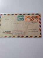 Perú. Argentina 1945 Air.reg.smallest Po Negritos Talara 1 Pmk Ea.back Legend Reg Post E 7 Conmems 1 Or 2 Covers - Perú