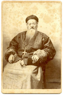 Photographie.format Cabinet.l'Abbé Denis.Missionnaire Au Thibet ( Tibet ) - Old (before 1900)