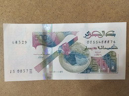 ALGERIE - BILLET NEUF DE 500 DA BANQUE ALGERIE - Algérie