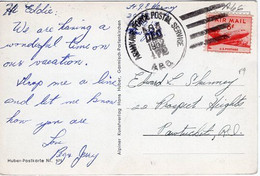 54043 - USA - 1952 - 6￠ Luftpost EF A AnsKte APO 172 -> Pawtucket, RI - Invierno 1936: Garmisch-Partenkirchen