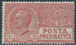 1927-28 REGNO POSTA PNEUMATICA 35 CENT MNH ** - RF39-6 - Posta Pneumatica