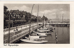 54191 - Deutsches Reich - 1936 - AnsKte "Kiel, Olympia-Hafen", Ungebraucht - Jeux Olympiques