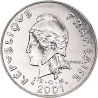 Monnaie, Nouvelle-Calédonie, 20 Francs, 2001, Paris, FDC, Nickel, KM:12 - Neu-Kaledonien