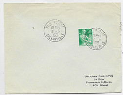 FRANCE N° 1231 LETTRE PAUL ROBERT 12.6.1961 ORLEANSVILLE BUREAU EN ALGERIE - Lettres & Documents