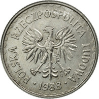 Monnaie, Pologne, Zloty, 1988, Warsaw, TTB, Aluminium, KM:49.2 - Pologne