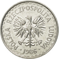 Monnaie, Pologne, Zloty, 1986, Warsaw, TTB, Aluminium, KM:49.2 - Pologne
