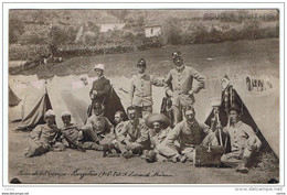 SCUOLA  MILITARE: RICORDO  DEL  CAMPO  -  BORGOTARO (PR)  1906  -  FOTO  A. LUSIARDI  -  FP  -  RR - Manoeuvres