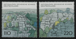 1997-1998 Einzelmarken Aus Block 44 Sächsische Schweiz, 2 Werte, Satz ** - Sin Clasificación