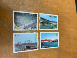 Taiwan Stamp MNH Bridges 4 V - Ungebraucht