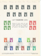 France - Documents Officiels - Année 1978 Complète - 48 Pages Papier Vélin - Documents Of Postal Services