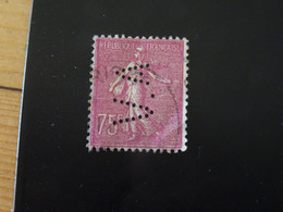 FRANCE  Semeuse Perforé   V.A - Used Stamps