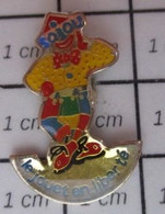 1521 Pin's Pins / Beau Et Rare / THEME : JEUX / SOJOU LE JOUET EN LIBERTE - Jeux