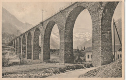 BERNER ALPENBAHN -- Der Grosse Viadukt Bei Frutigen En 1915 - Frutigen