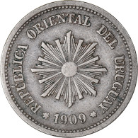 Monnaie, Uruguay, 2 Centesimos, 1909 - Uruguay