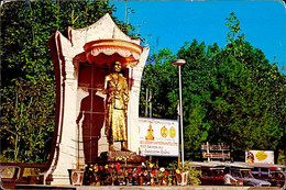 THAILAND - THE PHRA KHRU SIVICHAI WHO - MOUNTAIN IN CHIAGMAI - VINTAGE POSTCARD - STAMP ( BG14200) - Thailand
