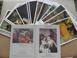 16 In Folder Ussr 1988 Art Museum Metropoliten Usa Paintings Raphael El Greco Gauguin Picasso Van Gogh Sezanne Mone - Paintings