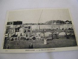 C.P.A.- Afrique - Egypte - Mansourah - Le Marché Aux Cotons - 1903 - SUP (GW 71) - Mansourah