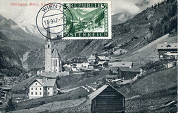 72530 Austria, Maximum 1947 Heiligenblut, Panorama With The Church, Vintage Card - Maximum Cards