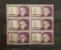 INDIA 1968 Birth Centenary Of Marie Curie 6v MNH As Per Scan - Ongebruikt