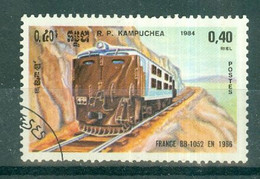 KAMPUCHEA - N°464 Oblitéré. Locomotives. BB 1052 (France, 1966) - Kampuchea