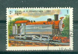KAMPUCHEA - N°466 Oblitéré. Locomotives. Belge 231-505 (France, 1929) - Kampuchea