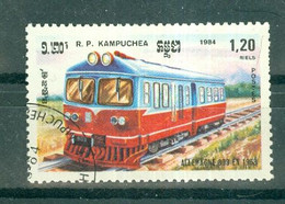 KAMPUCHEA - N°467 Oblitéré. Locomotives. 803 (Allemagne, 1968). - Kampuchea