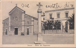 ITALIA - SASSARI - Chiesa Dei Cappuccini, Animata, Viag.1937 For. Piccolo - DIC. 2021-226,227 - Sassari